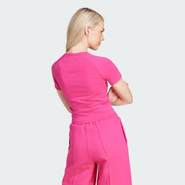 ESSENTIALS SHORT T-SKJORTE Rosa