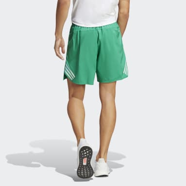 Men Gym & Training Green Train Icons 3-Stripes Training Shorts