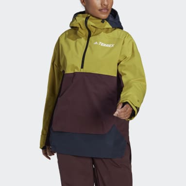 TERREX 2 LAYER RAIN.RDY SNOW ANORAKK Grønn
