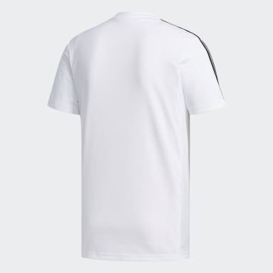 Camiseta Designed 2 Move 3 Rayas Blanco Hombre Training