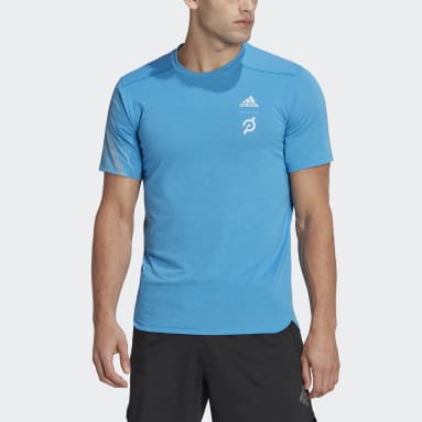 adidas Synthetik Ultimate365 Allover Print 9-Inch Shorts in Blau für Herren Herren Bekleidung T-Shirts Ärmellose T-Shirts 