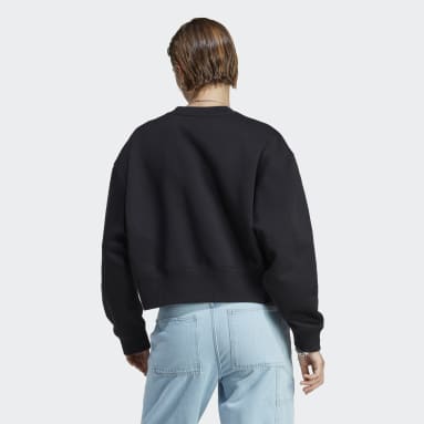 Dames Originals zwart Adicolor Essentials Sweatshirt