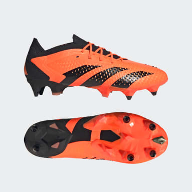 Football Orange Predator Accuracy.1 Low Soft Ground Boots