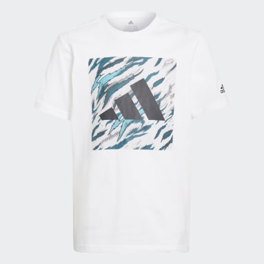 Jungen Sportswear Water Tiger Graphic T-Shirt Weiß