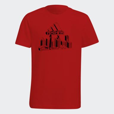 Youth 8-16 Years Training Red Badge of Sport Graphic Tee