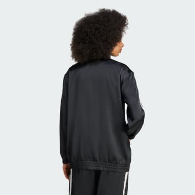 Track top adidas Originals Satin Firebird Ruffle 3 Stripes