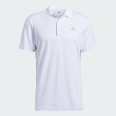 Men Golf White Performance Primegreen Golf Polo Shirt