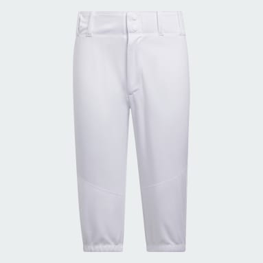 adidas Men's Triple Stripe Knicker Baseball Pants (Grey Baseball, X