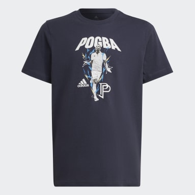 T-shirt da calcio Pogba Graphic Blu Ragazzo Calcio