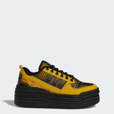 Triple Platforum Low Shoes Żółty