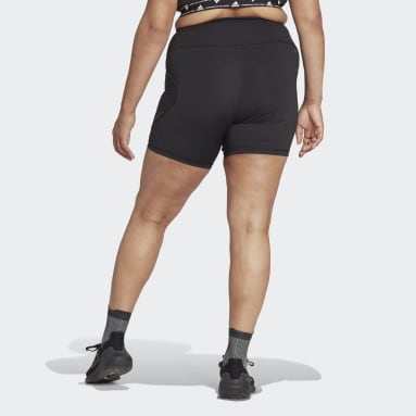 Ženy Cvičení A Trénink černá Legíny adidas TLRD HIIT 45 Seconds Training Short (plus size)