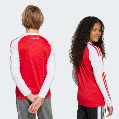Arsenal 25/26 Long Sleeve Home Jersey Kids