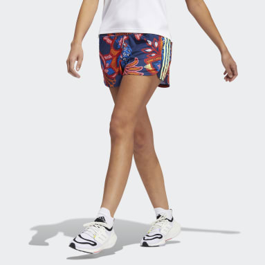 Short en maille à 3 bandes FARM Rio Pacer Bleu Femmes Entraînement
