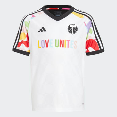 Youth Soccer White Portland Timbers Pride Pre-Match Jersey