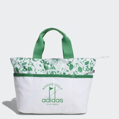 Golf Play Green Round Tote Bag