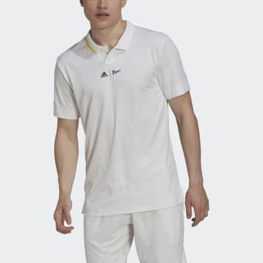 ผู้ชาย เทนนิส สีขาว เสื้อโปโล London FreeLift