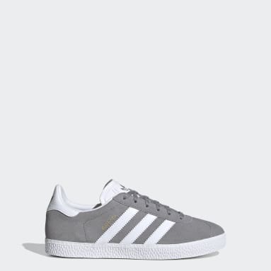 Zapatilla Gazelle Gris Niño Originals