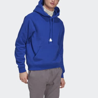 Men's Sportswear Blue Fleece Hoodie