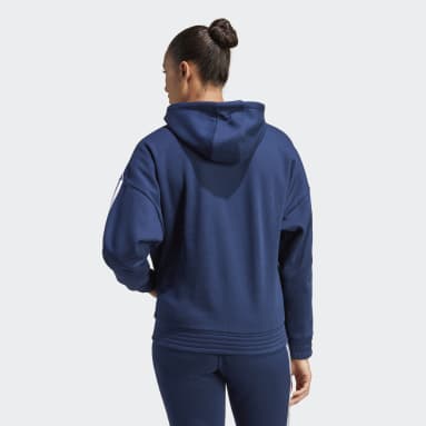 Sweat-shirt à capuche Tiro 23 League Bleu Femmes Soccer