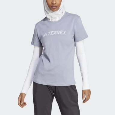 Women TERREX Purple Terrex Classic Logo Tee