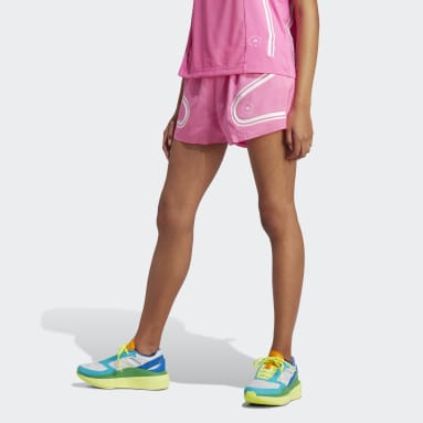 Women adidas_by_stella_mccartney Pink 스텔라 트루페이스 러닝 쇼츠