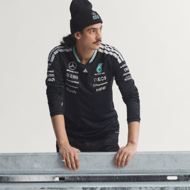 MAGLIA AUTENTICA A MANICHE LUNGHE MERCEDES-AMG PETRONAS FORMULA 1 TEAM DRIVER