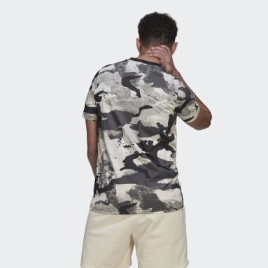Remera Camo Series Estampado Integral Blanco Hombre Originals