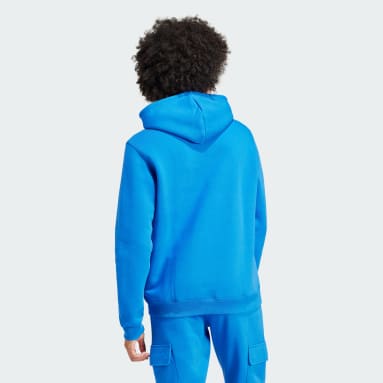 Sudadera con capucha Trefoil Essentials Azul Hombre Originals