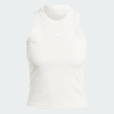 Lounge Ribbed Crop Tank Top