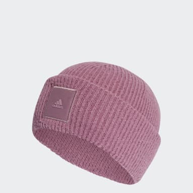 Adidas Flames de Calgary pour homme rouge COLD.RDY - Bonnet en tricot à  revers avec pompon