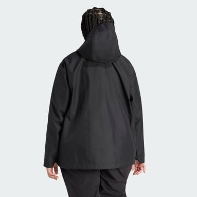 Women TERREX Black Terrex Multi 2.5L Rain.Rdy Jacket (Plus Size)
