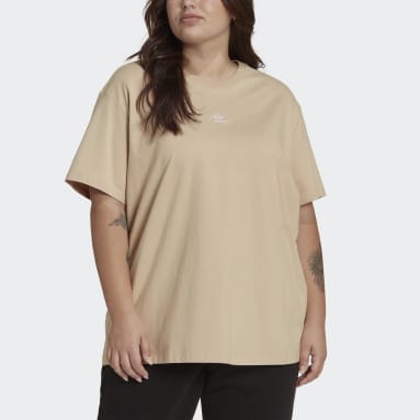 T-shirt (Grandes tailles) Beige Femmes Originals