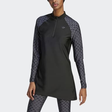 Frauen Originals Originals Monogram Full-Coverage Longsleeve Weiß