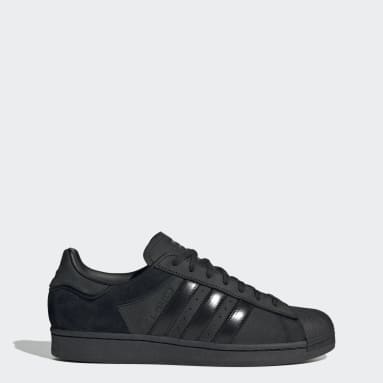 Adidas Men's Superstar Shoes, Black White / 7.5