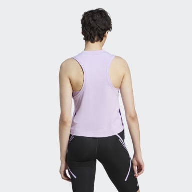 Débardeur adidas by Stella McCartney Logo Violet Femmes adidas by Stella McCartney