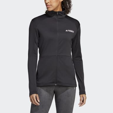 Women Outdoor Black 테렉스 멀티 풀집 플리스 재킷