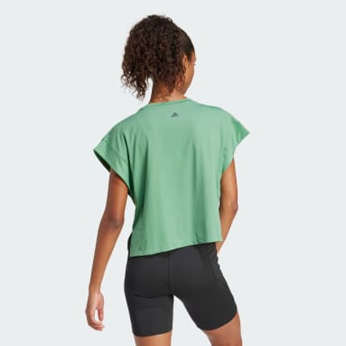 Women Training Green Studio Tee