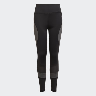 Girls Gym & Training Black AEROREADY HIIT 7/8 Tights