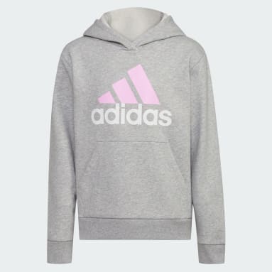 G ESSENTIAL HTR HOOD PULLOVER gris Adolescents 8-16 Years Entraînement