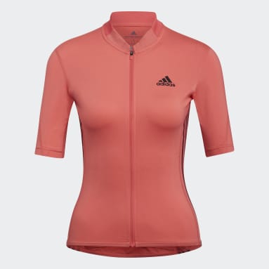 Maillot - playera de ciclismo manga corta Rosa Mujer Ciclismo