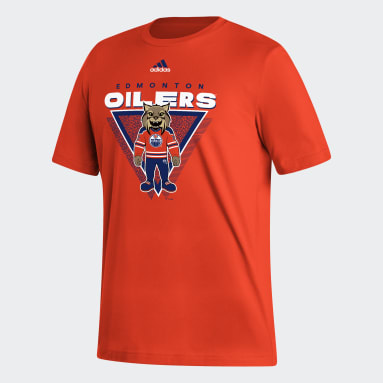 T-shirt Oilers Playmaker Orange Hommes Hockey