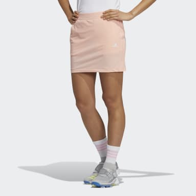 Women Golf Pink Primeblue 3-Stripes Skort