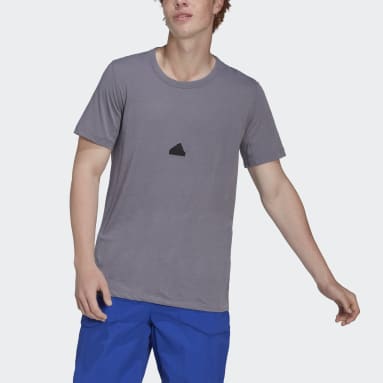 Männer Sportswear T-Shirt Grau
