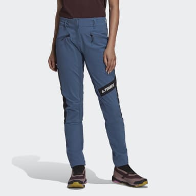 Dames TERREX blauw Techrock Mountaineering Broek