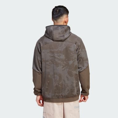 Men's TERREX Green adidas TERREX + and wander Fleece Jacket