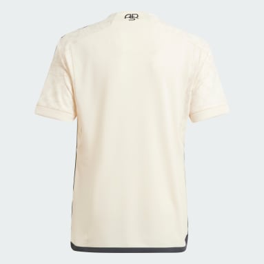 Kinderen Voetbal beige AS Roma 23/24 Uitshirt Kids