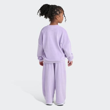 Velour Crew Neck & Sweatpants Kids