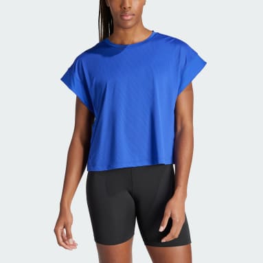 Magliette adidas donna blu top