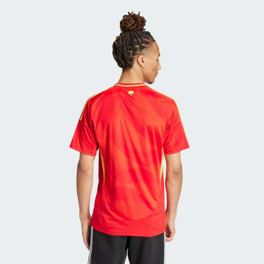Camiseta primera equipación España 24 Rojo Hombre Fútbol