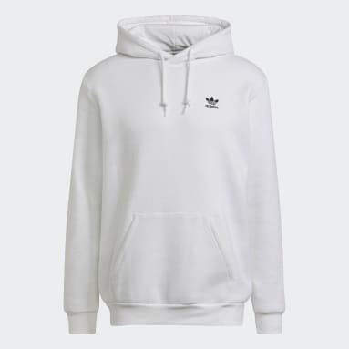 Sweat-shirt à capuche Adicolor Essentials Trefoil blanc Hommes Originals